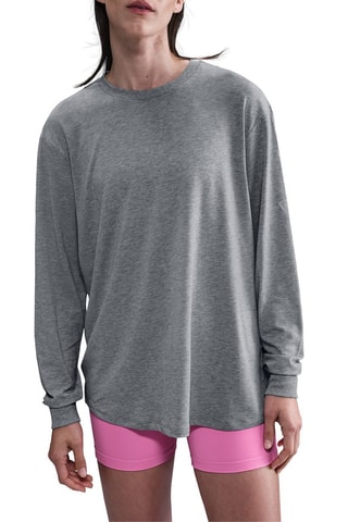 T-shirt d’entraînement Nike One Relaxed - Gris chiné