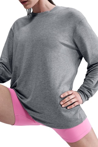 T-shirt d’entraînement Nike One Relaxed - Gris chiné
