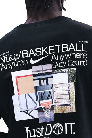T-shirt de basketball Essential - Noir