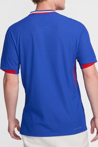 T-shirt de football France Match - Bleu électrique et rouge