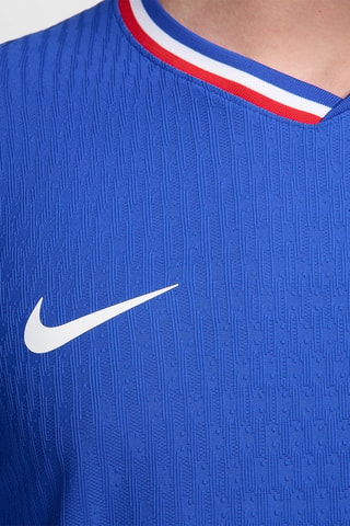 T-shirt de football France Match - Bleu électrique et rouge