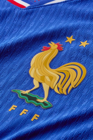 T-shirt de football France Match - Bleu électrique et rouge