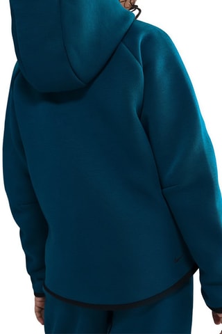 Sweat à capuche Tech - Bleu canard