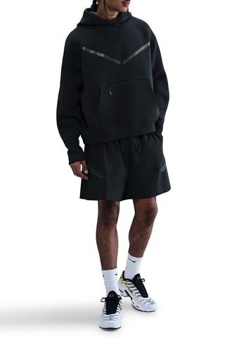 Sweat à capuche Tech - Noir