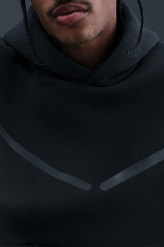 Sweat à capuche Tech - Noir
