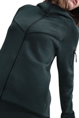 Sweat à capuche Tech - Vert foncé