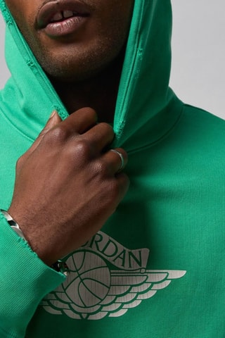 Sweat polaire à capuche Rare Air- Vert