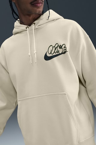 Sweat à capuche Nike Solo Swoosh - Ecru