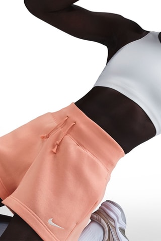 Short ample polaire taille haute - Saumon - Nike