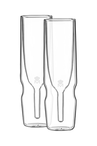 2 verres à vin en verre borosilicate - 19 cl