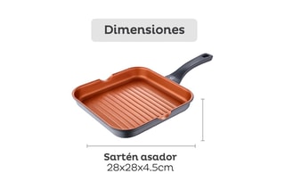 Poêle à griller 28 cm