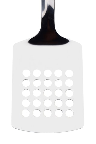 Spatule ajourée en acier inoxydable - 36 x 7,2 cm