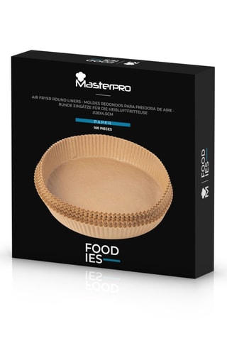 100 moules pour friteuses à air chaud Foodies - 26 cm