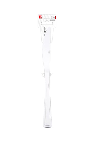 2 couteaux de table en acier inoxydable Pisa - 24,5 cm