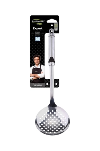 Ecumoire en acier inoxydable et silicone
