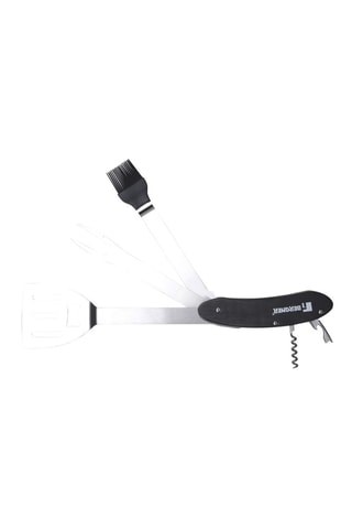 Outil multifonction 5-en-1 pour barbecue en acier inoxydable