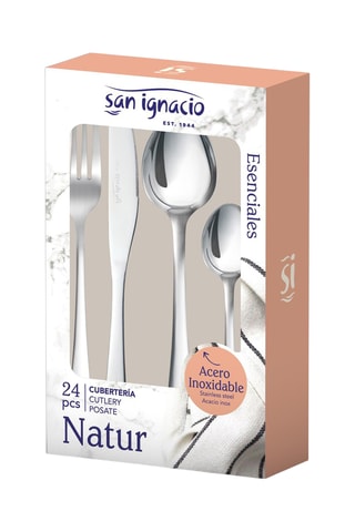 Ménagère en acier inoxydable  - 24 pièces