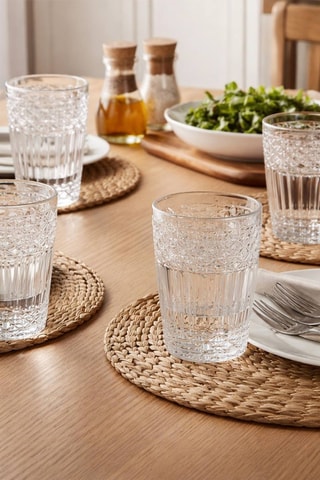 4 verres en cristal - 30 cl