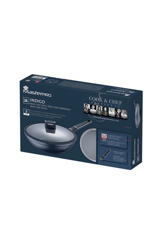 Wok avec couvercle 28 cm