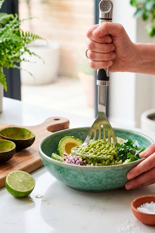 Presse-purée en acier inoxydable
