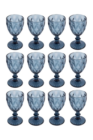 12 verres à vin en cristal - 25 cl