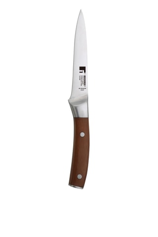Couteau utilitaire en acier inoxydable et hêtre Wolfsburg - 28 cm