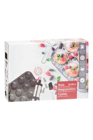 Set de pâtisserie en silicone et acier inoxydable