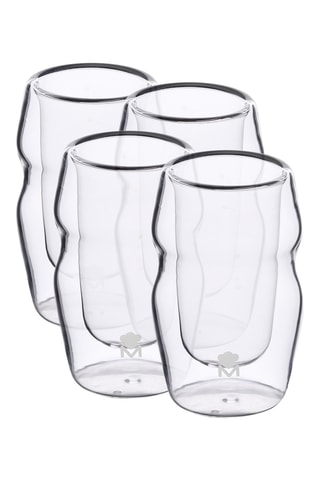4 verres à liqueur en verre borosilicate - 5 cl