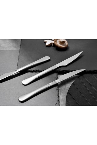 12 couteaux à steak en acier inoxydable - 23 cm
