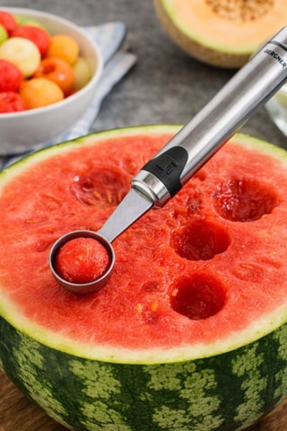 Cuillère à melon en acier inoxydable - 17,3 cm