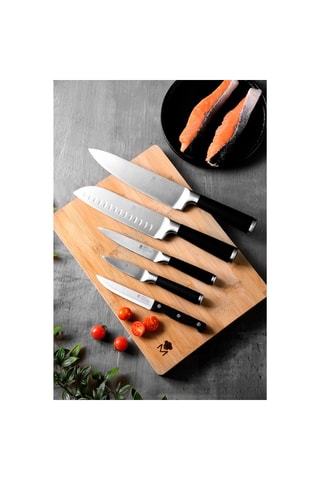 6 couteaux à steak en acier inoxydable - 11,25 cm