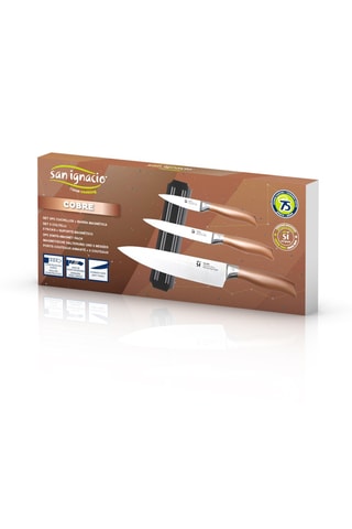 3 couteaux en acier inoxydable