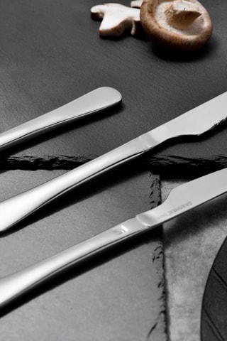 6 couteaux à steak en acier inoxydable Shiny - 22,2 cm