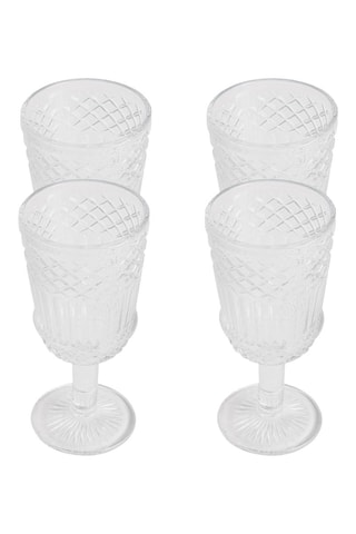 4 Kristallen Glazen - 30 cl