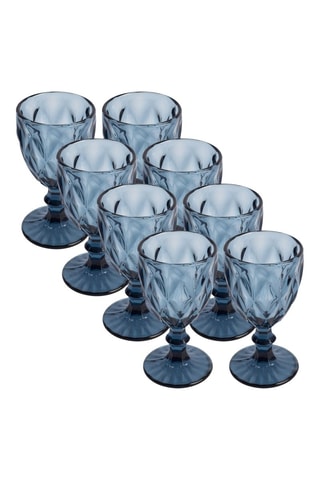 8 Kristallen Waterglazen - 25 cl