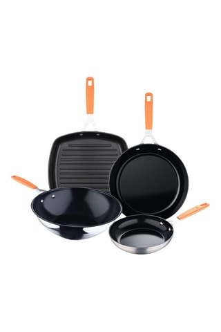 Pannenset met Keramische Bekleding - 4-delig
