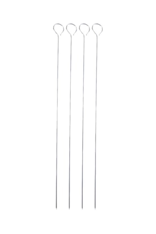 4 Roestvrijstalen Spiezen - 36 cm