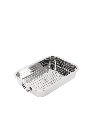 Roestvrijstalen Lasagneschaal   37 x 26,5 x 6,3 cm