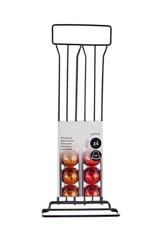 Roestvrijstalen Capsulehouder 37 × 15 × 10 cm - Zwart