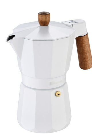 Koffiezetapparaat - 6 kopjes - Wit en bruin