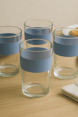 4 waterglazen - 50 cl