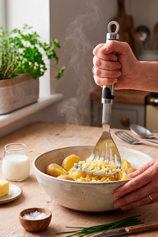 Roestvrijstalen Pureestamper