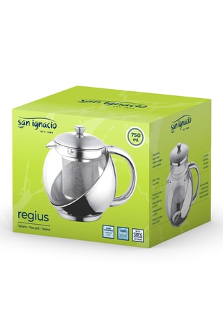 Roestvrijstalen Theepot - 75 cl - Grijs