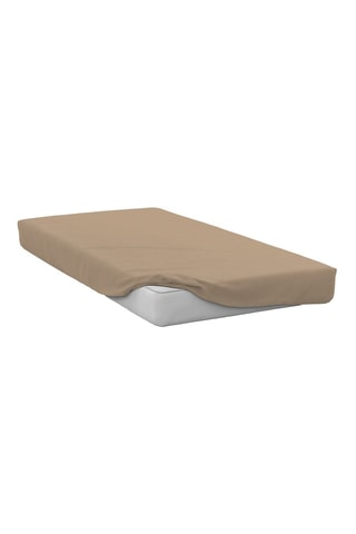 Drap plat - Beige foncé