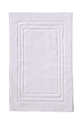 Tapis de bain Uni - Blanc - 60 x 90 cm