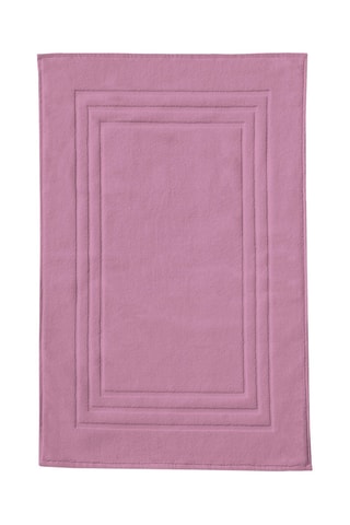 Tapis de bain Uni - Rose - 60 x 90 cm