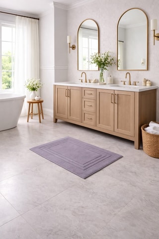 Tapis de bain Uni - Anthracite - 60 x 90 cm
