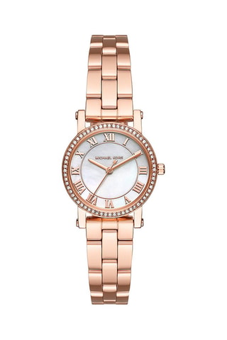 Montre à quartz en acier Norie - Doré rose