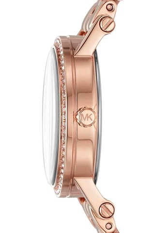 Montre à quartz en acier Norie - Doré rose