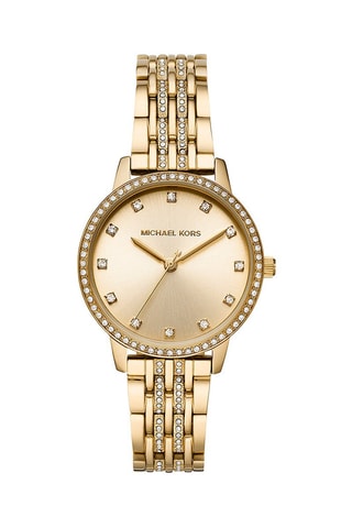 Montre à quartz en acier Melissa - Doré